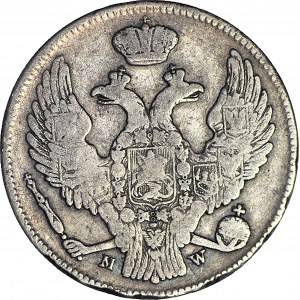 Zabór rosyjski, 2 złote = 30 kopiejek 1839, Warszawa