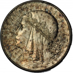 10 zlatých 1932, Hlava, Londýn, raženo