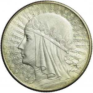 10 złotych 1932, Głowa, Londyn, piękne