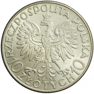 10 gold 1932, Head, Warsaw, very nice