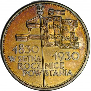5 zlatých 1930, Banner, krásná patina, mincovna