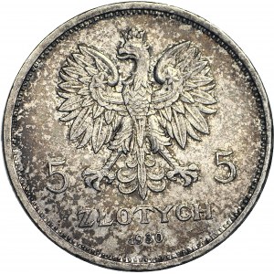5 zlatých 1930, Banner, krásný