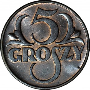 5 grošů 1937, máta