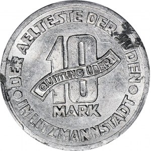 Ghetto, 10 mariek 1943 Al GDA10/5, mincovňa, veľmi vysoká bankovka