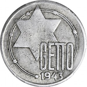 RR-, Ghetto, 20 značiek 1943, zriedkavé