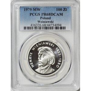 100 złotych 1979, Henryk Wieniawski, srebro