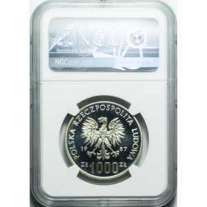 PRÓBA, 1000 złotych 1987, Wratislavia, srebro, piękne
