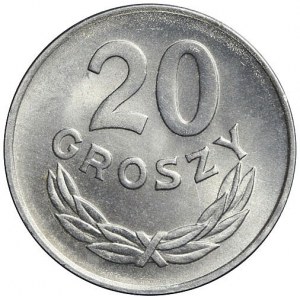 20 pennies 1949, aluminum, minted