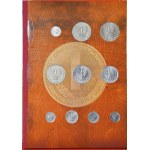 Klaser zawierający 43 szt. monet z okresu PRL z lat 1949-1966