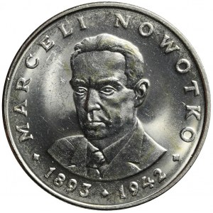 20 gold 1974, Marceli Nowotko, copper-nickel, mint