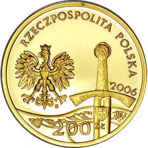 200 złotych 2006, Jeździec Piastowski