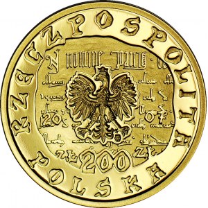 200 złotych 2007, 750-lecie lokacji Krakowa