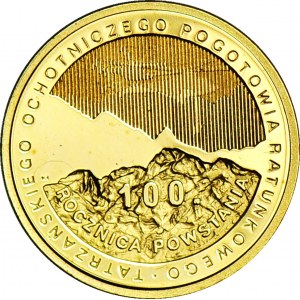 100 złotych 2009, 100-tna r. Tatrzańskiego Ochotniczego Pogotowia Ratunkowego