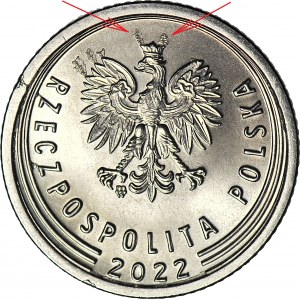 50 pennies 2022, DESTRUCT, Eagle with DISTINGUISHED CORONet