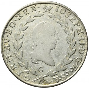 Austria, Joseph II, 20 krajcars 1789 G