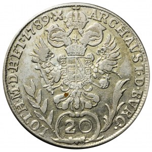 Austria, Joseph II, 20 krajcars 1789 G