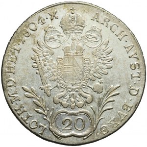 Rakousko, František II., 20 Kreuzer 1804 G