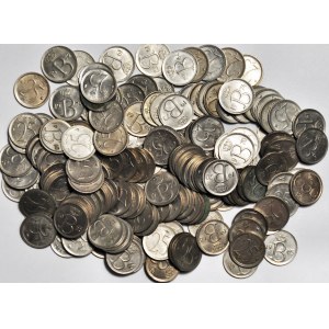 Belgia, zestaw 170 szt. monet 25 centów