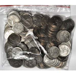 Belgium, set of 170 25-cent coins