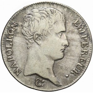 Francja, Napoleon Bonaparte,5 franków AN13 (1805), Tuluza, ładny