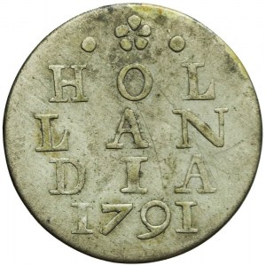 Niderlandy, Republika Zjednoczonych Prowincji, 2 stuivery 1791