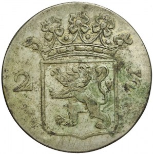 Nizozemsko, Republika spojených provincií, 2 stuivery 1791