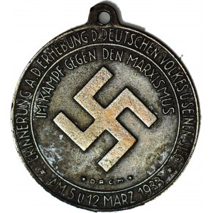 Niemcy, medalik 1933