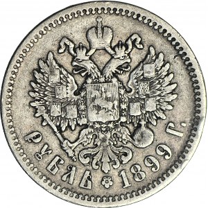 Russland, Nikolaus II., Rubel 1899, St. Petersburg