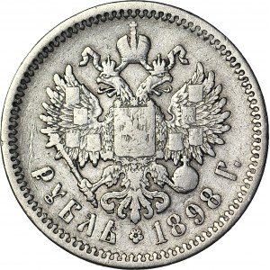 Russland, Nikolaus II., Rubel 1898