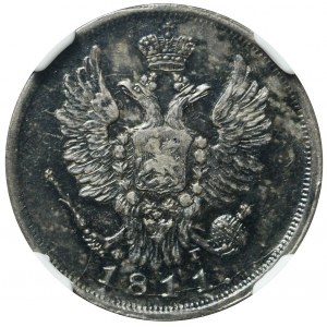 Russia, Alexander I, 20 kopecks 1811 ФГ