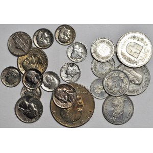 USA and Switzerland, coin set