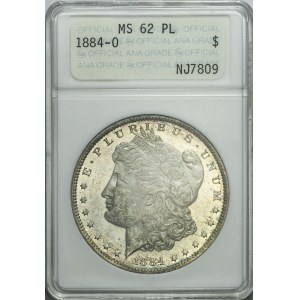 USA, 1 dolar 1884 O, Nowy Orlean, typ Morgan, PROOFLIKE