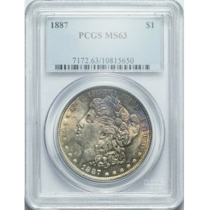 USA, $1 1887, Philadelphia