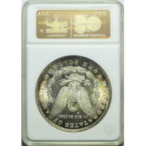 USA, 1 dolar 1891, Filadelfia, typ Morgan, menniczy