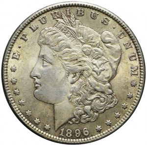 USA, 1 dolár 1896, Philadelphia, typ Morgan