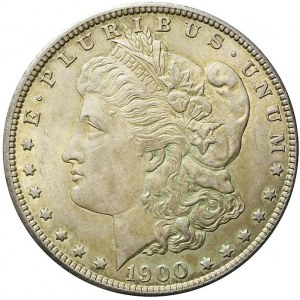 USA, 1 dolar 1900, Filadelfia, typ Morgan, piękny