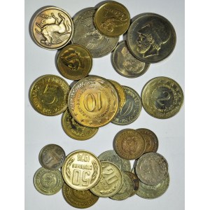Európa, sada mincí: Grécko, Juhoslávia, Bulharsko