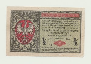 1/2 marki polskiej 1916 jenerał, seria A