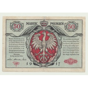 50 polských marek 1916, jenerál, ser. A