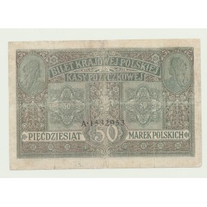 50 polských marek 1916, jenerál, ser. A