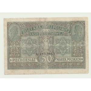 50 Polnische Mark 1916, General, Serie. A