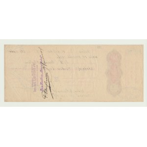 Weksel, Wilno 1927, 1000 złotych, Dom Handlowy Bracia Chiolem