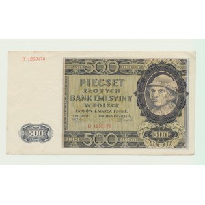 500 zlotých 1940, série B