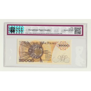 20.000 złotych 1989, ser. AH, rzadka