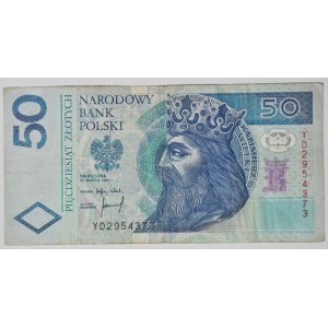 50 zlotých 1994, sýr YD, poslední série ALTERNATIVY