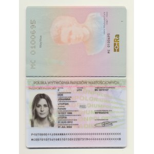PWPW Paszport studyjny 2012 - Maria Skłodowska-Curie