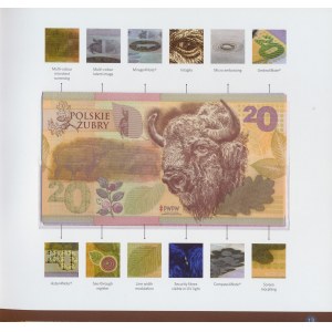 PWPW - Power of the Substrate, 9 Banknoten Polnische Bisons.