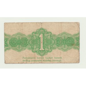 Łódź, Financial Commission, 1 zloty 1939, ser. IA, rarity