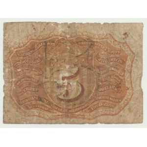 Stany Zjednoczone Ameryki (USA), Fractional Currency, 5 centów 1863