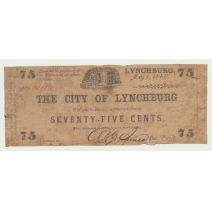 Stany Zjednoczone Ameryki (USA), THE CITY OF LYNCHBURG, 75 centów 1862